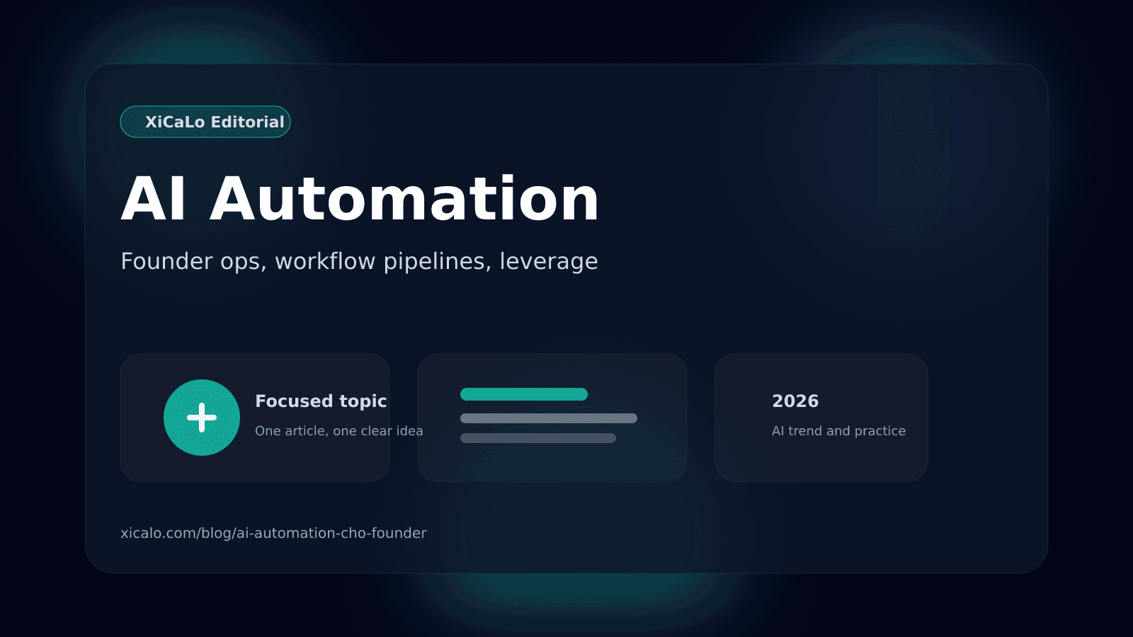 AI automation cho founder: 7 việc nên tự động hoá trước tiên